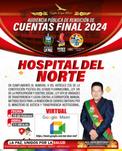 RENDICIÓN DE CUENTAS FINAL 2024 HOSPITAL DEL NORTE