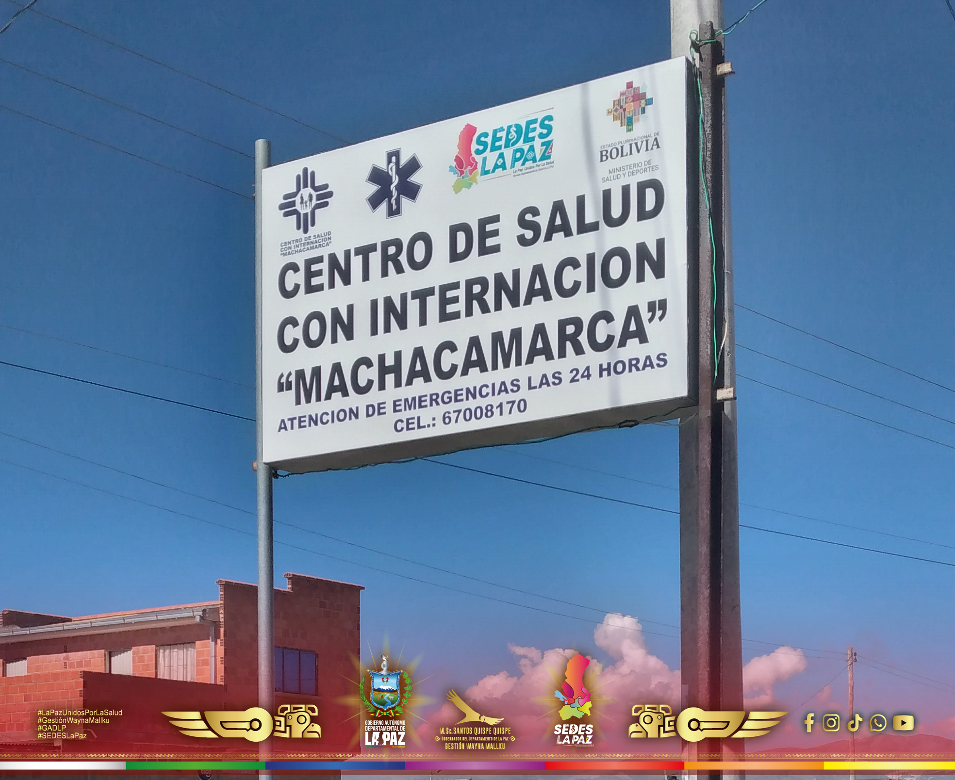 SEDES REACREDITA AL CENTRO DE SALUD CON INTERNACIÓN “MACHACAMARCA”