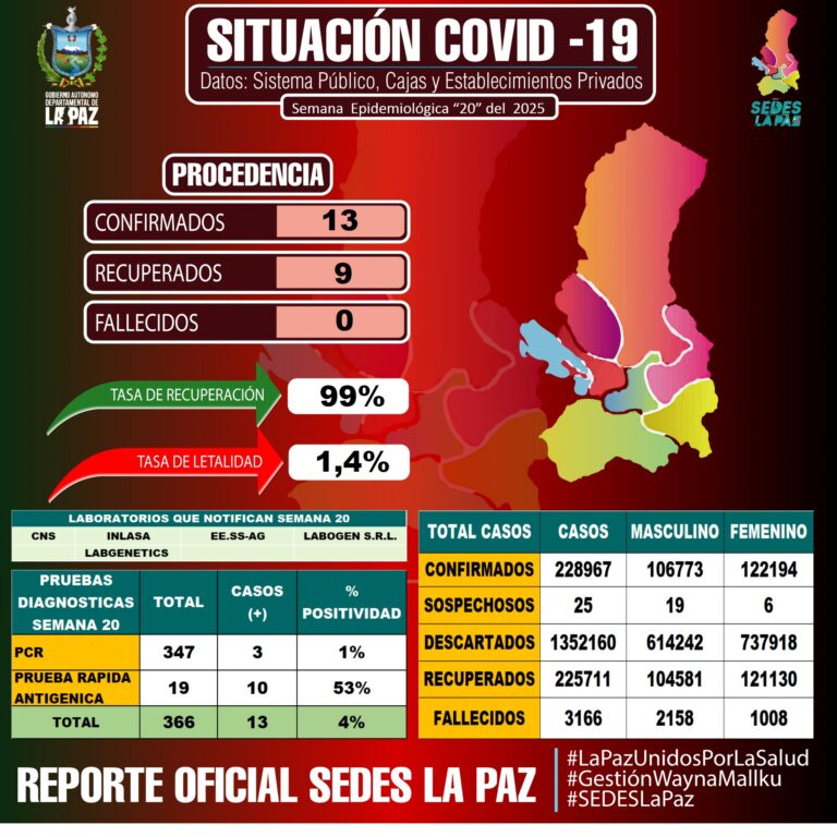 REPORTE COVID-19 SE 20