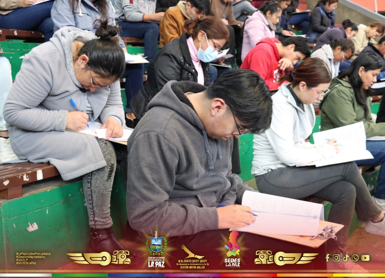 SEDES LA PAZ LLEVÓ ADELANTE EL EXAMEN DE ADMISIÓN AL SSSRO 2025