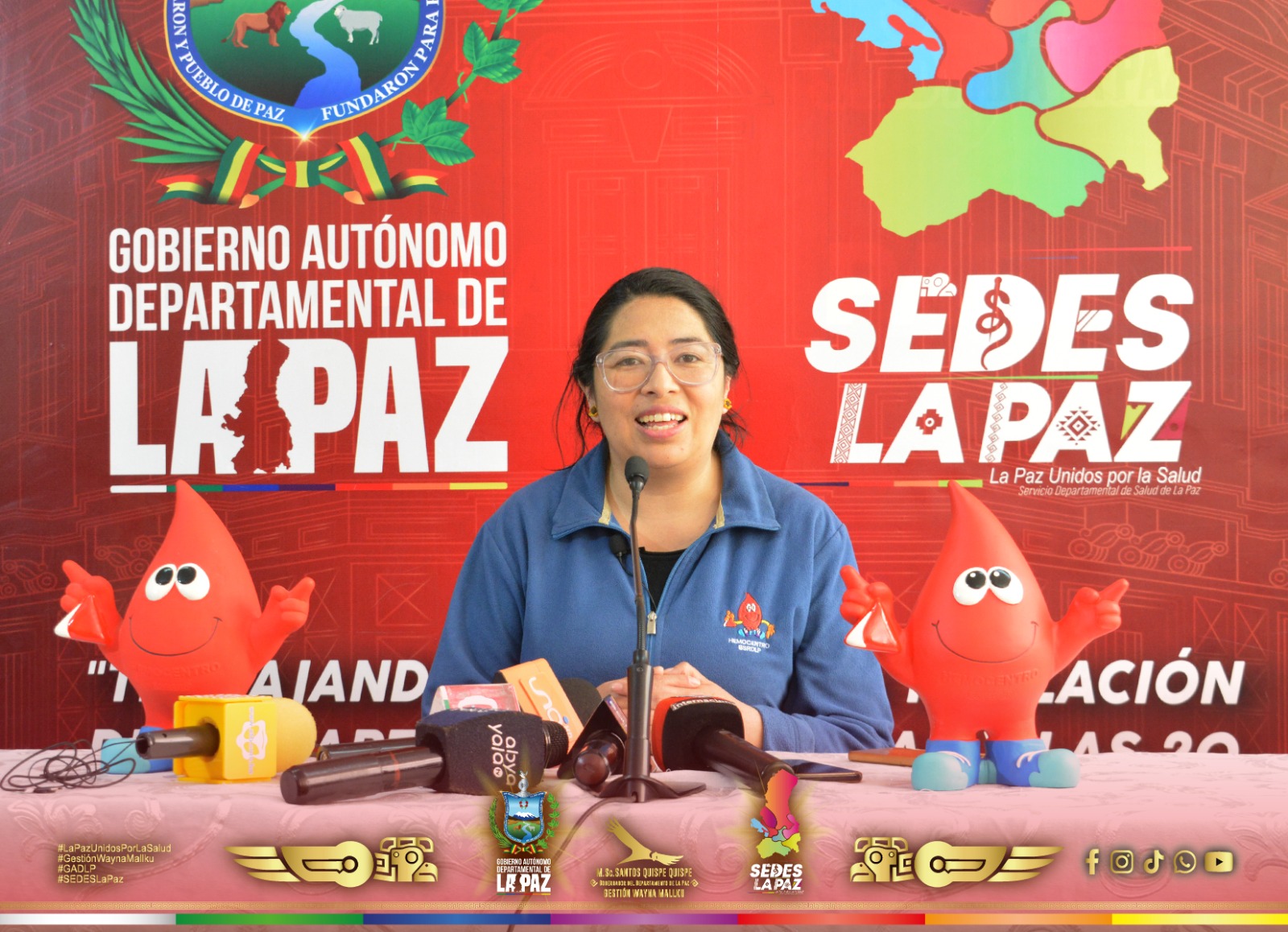 SEDES LA PAZ PROMUEVE LA CAMPAÑA “DÍA MUNDIAL DEL DONANTE VOLUNTARIO ALTRUISTA DE SANGRE”