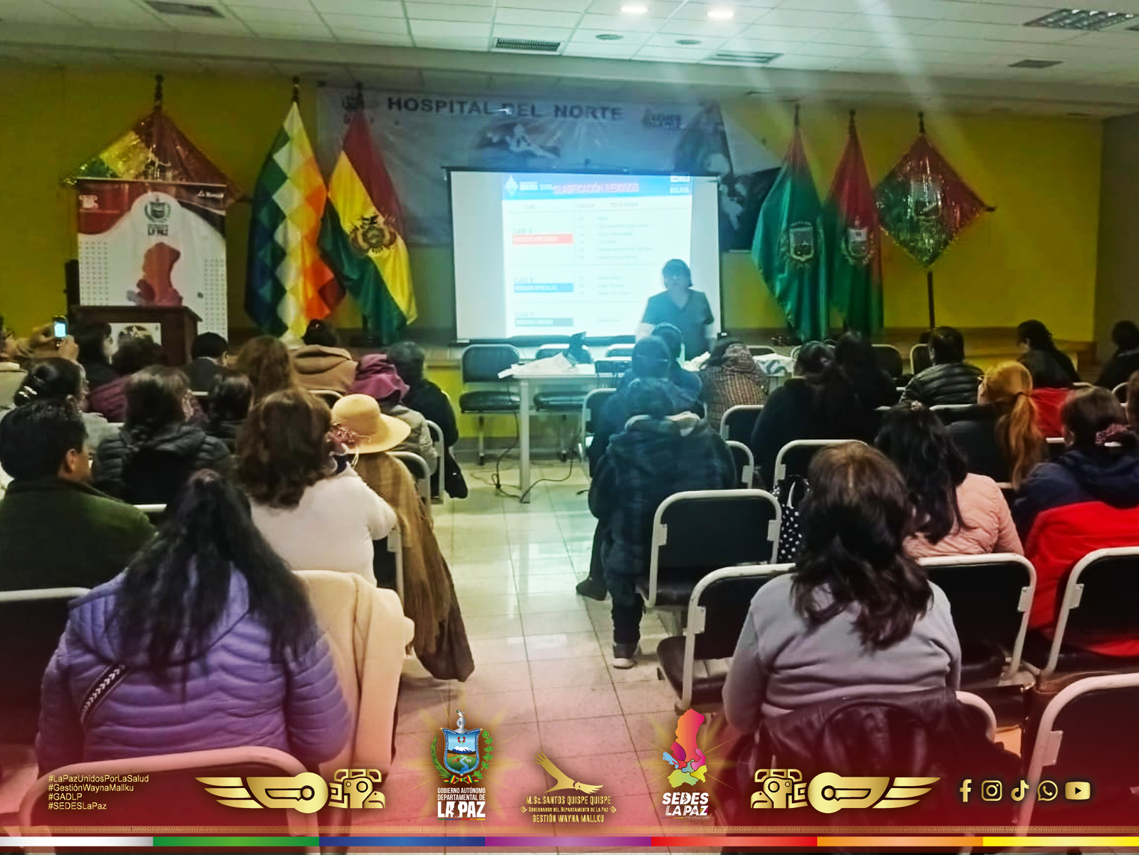SEDES LA PAZ REALIZÓ TALLER DE CAPACITACIÓN EN BIOSEGURIDAD, GESTIÓN DE RESIDUOS SÓLIDOS Y PREVENCIÓN DE ENFERMEDADES
