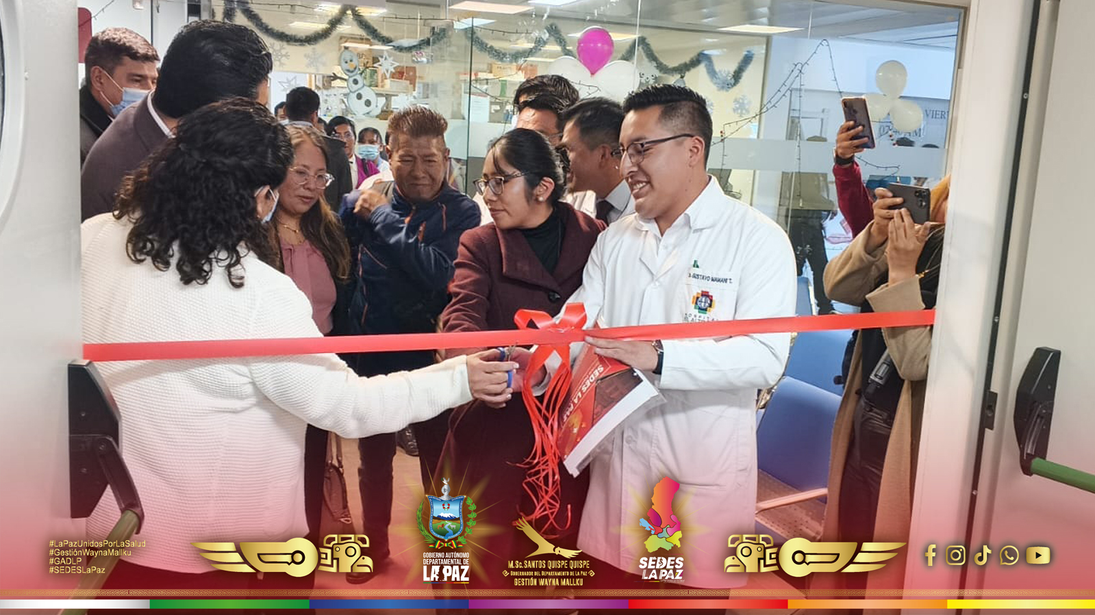 SEDES LA PAZ INAUGURA EL SERVICIO DE HEMODIÁLISIS DEL HOSPITAL EL ALTO SUR