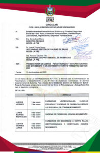 CIRCULAR PRESENTACIÓN DE LIBROS - PSICOTRÓPICOS Y ESTUPEFACIENTES