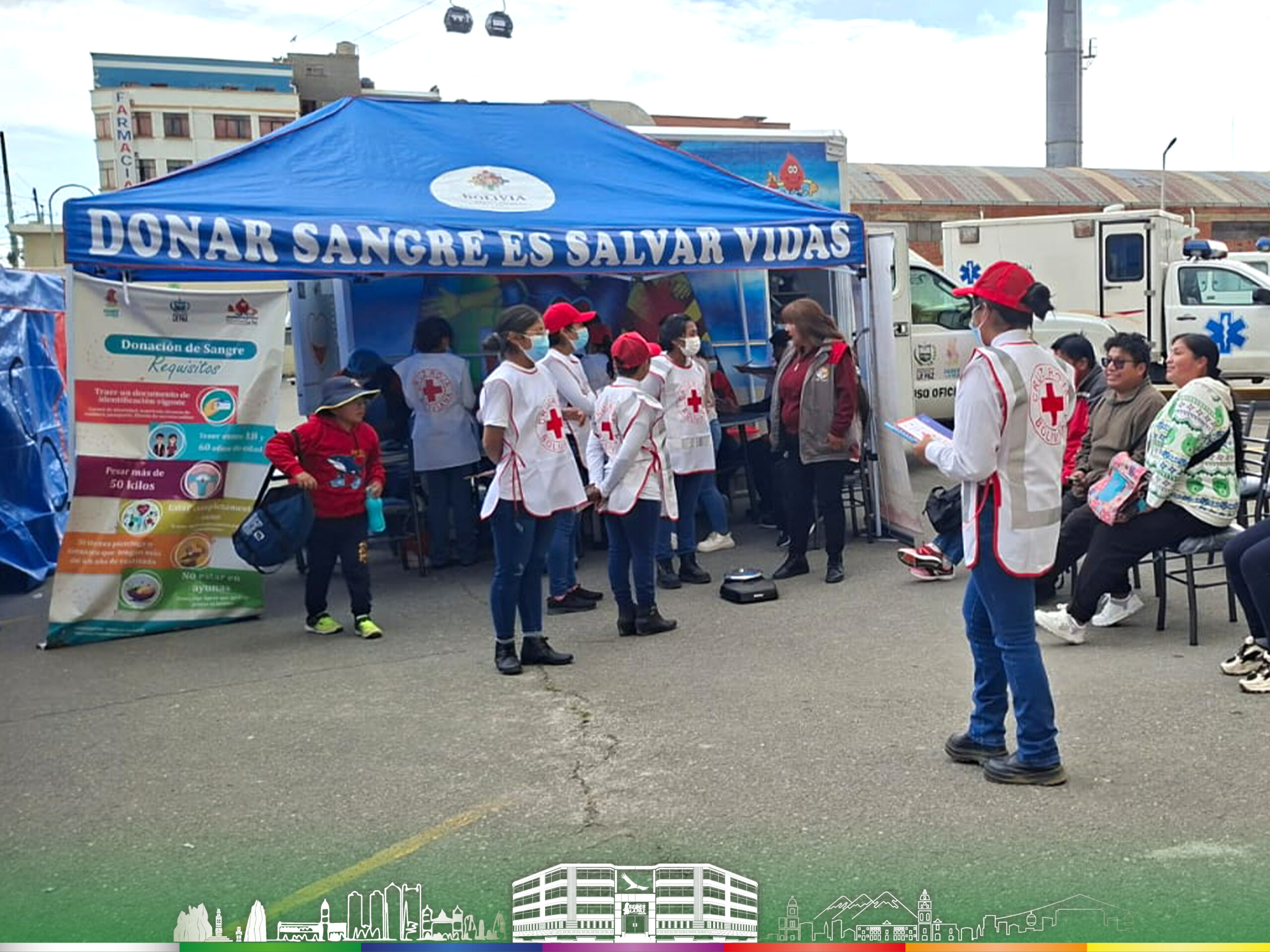 SEDES LA PAZ Y EL HEMOCENTRO REAFIRMAN SU COMPROMISO CON LA VIDA MEDIANTE JORNADA DE DONACIÓN VOLUNTARIA