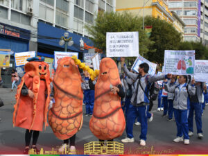 SEDES LA PAZ REALIZÓ CAMINATA DE CONCIENTIZACIÓN POR EL DÍA MUNDIAL DE LA TUBERCULOSIS