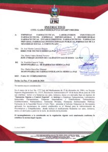 INSTRUCTIVO 003 - RA N°10 - ADMINISTRACIÓN Y CONTROL DE KETAMINA
